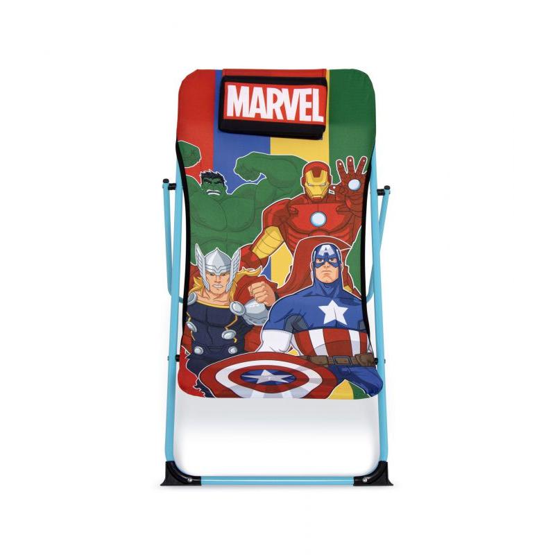 Tumbona plegable infantil de Marvel Avengers 43x66x61cm - Marvel