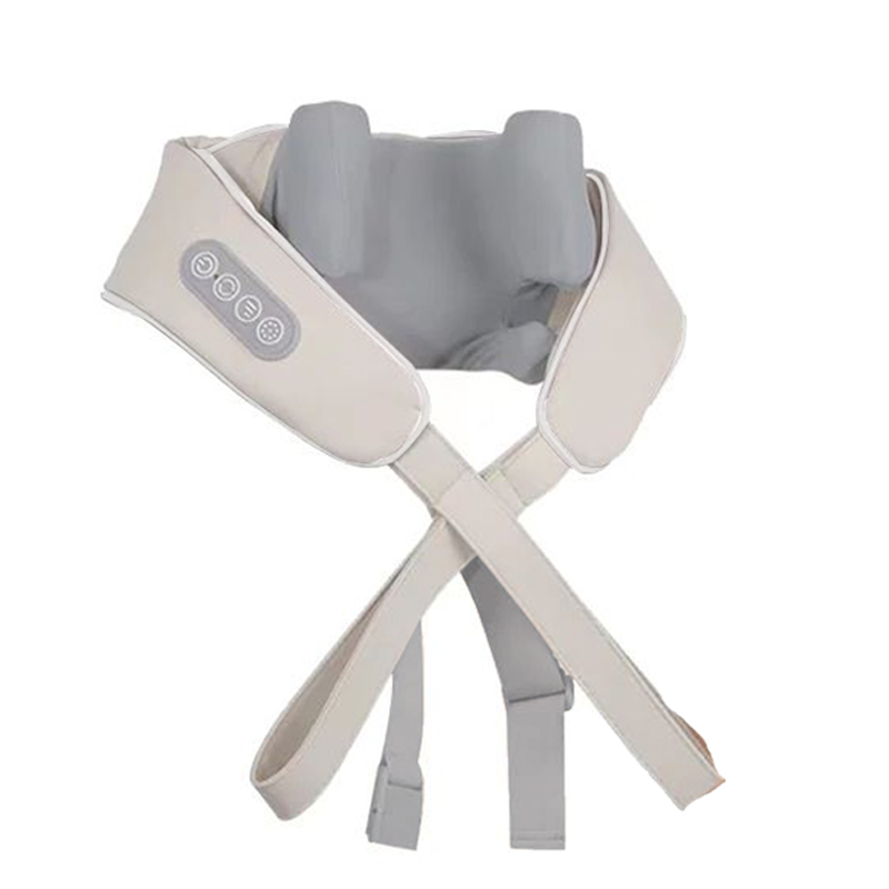 CA Chalé De Masaje Cuello Y Hombros Con Calentamiento Y Cabeza De Masaje 6D Relajación Muscular Ajustable Masajeador Portátil Para El Cuerpo