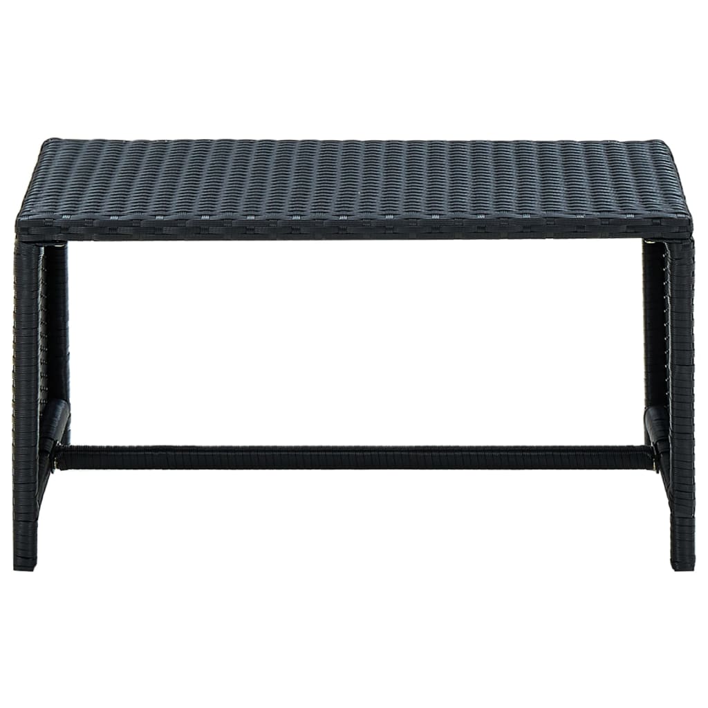 Vidaxl Mesa de Centro de Ratán Sintético 70x40x38 Cm Negro