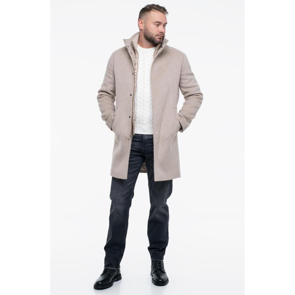 ABRIGO GUESS URBAN COAT ENGLISH MARRON HEATHE