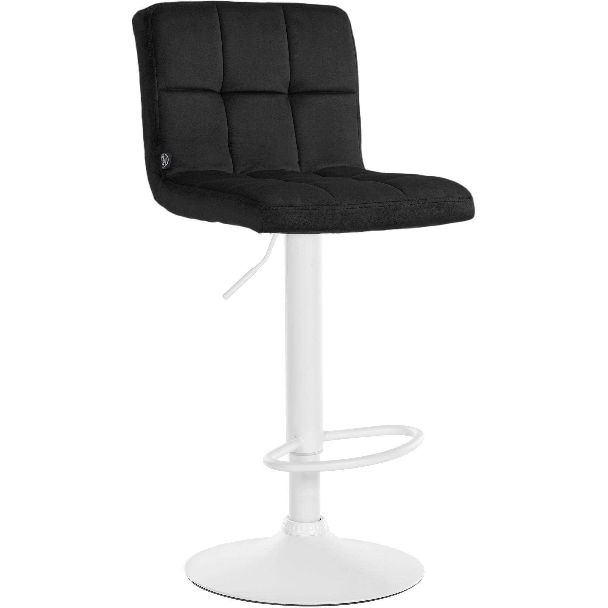 Barhocker Peru Samt wei