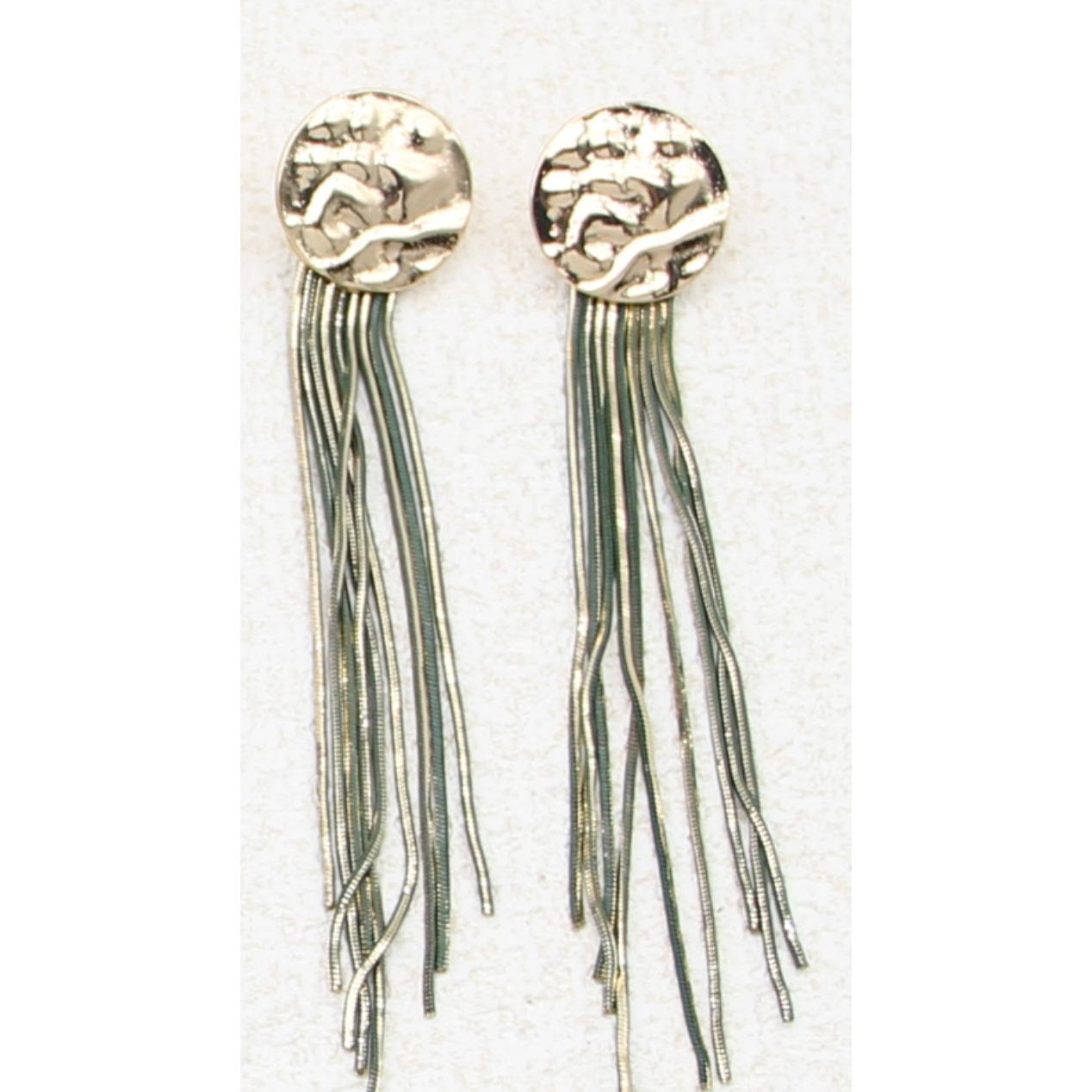Pendientes Largos Dorados Mujer Acero Inoxidable Postes Hipoalergenicos Pendientes Largos Oro de Borla Pendientes Fiesta Boda Pendientes Colgantes Pendientes Largos Mujer Oro COLORES DIFERENTES regalos