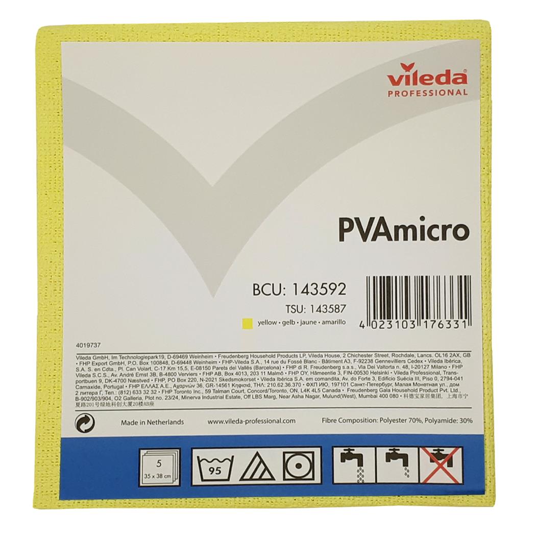 Vileda Pack 5 Bayetas PVA Micro