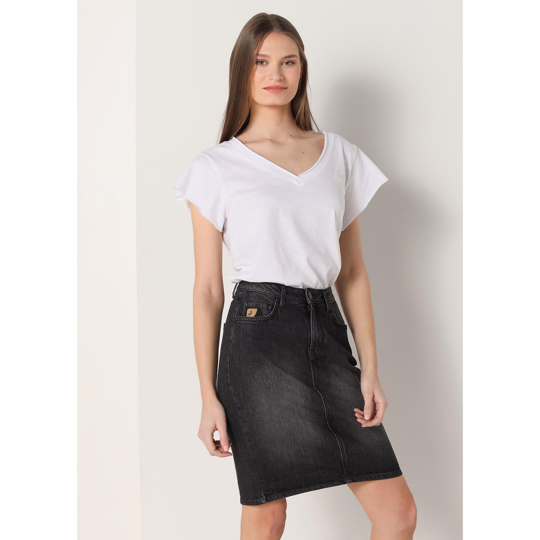 LOIS JEANS - Falda tejana vaquera