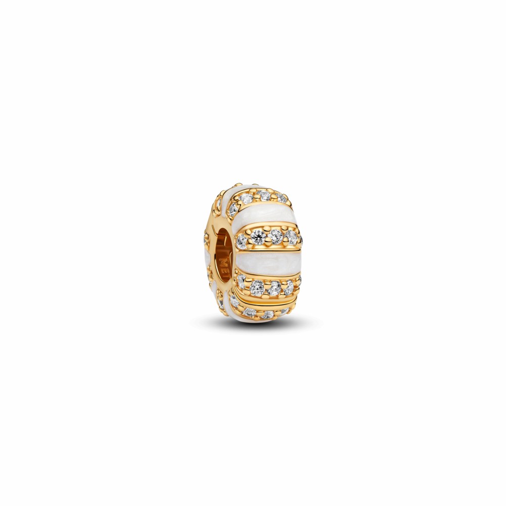 Clip Pandora de Esmalte y Gemas