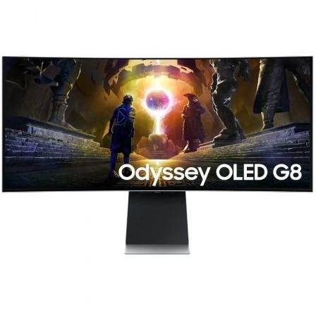 Monitor Gaming Ultrapanorámico Curvo Samsung G8 Odyssey OLED S34DG850SU 34"/ WQHD/ 0.03ms/ 175Hz/ Mu