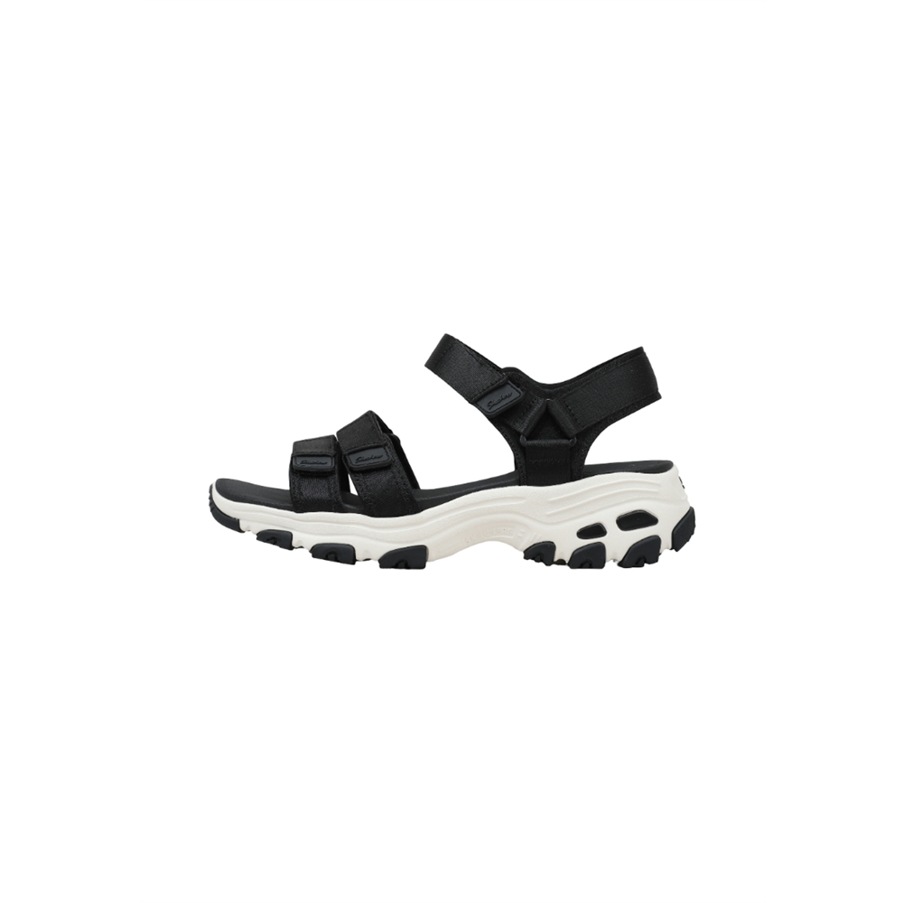 Skechers D'LITES FRESH CATCH Sandalias Planas Mujer Negro