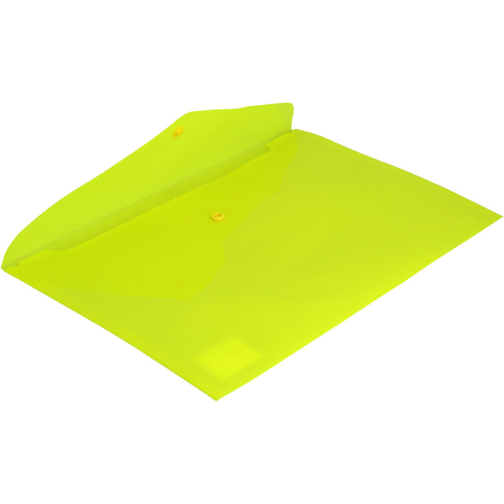 GRAFOPLAS CARPETA FOLIO BROCHE ECOPLAS PP FLUOR OPACA AMARILLO CAJA:12 unidades  VARIOS PAPELERIA