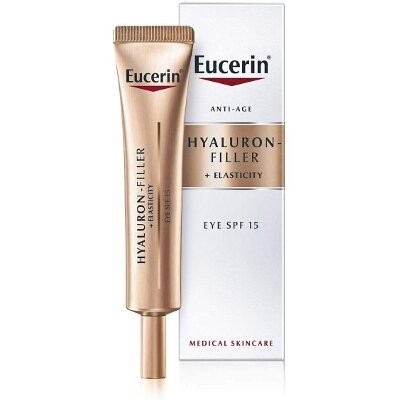 EUCERIN HYALURON FILLER+ELASTICITY FPS 20 CONTORNO DE OJOS