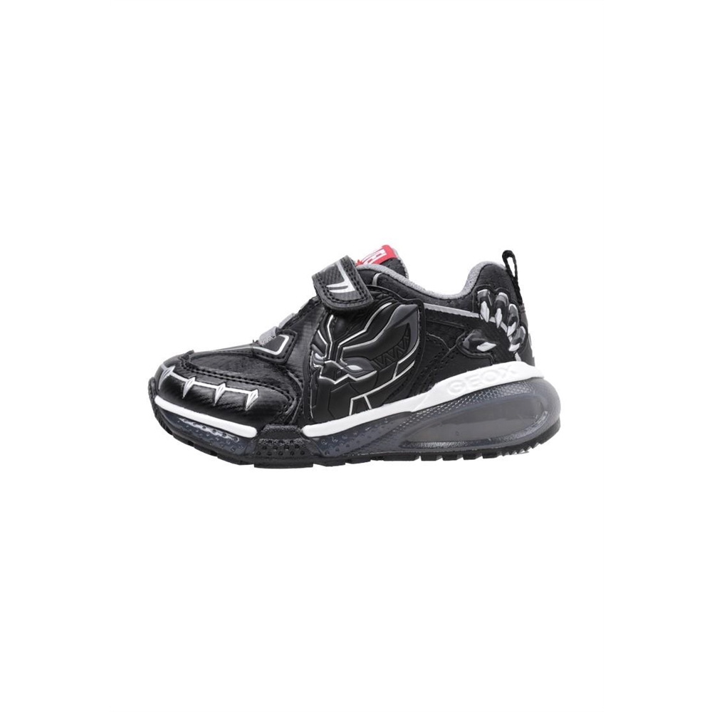 Geox J BAYONYC BOY B Deportivas Con Velcro Niño Negro