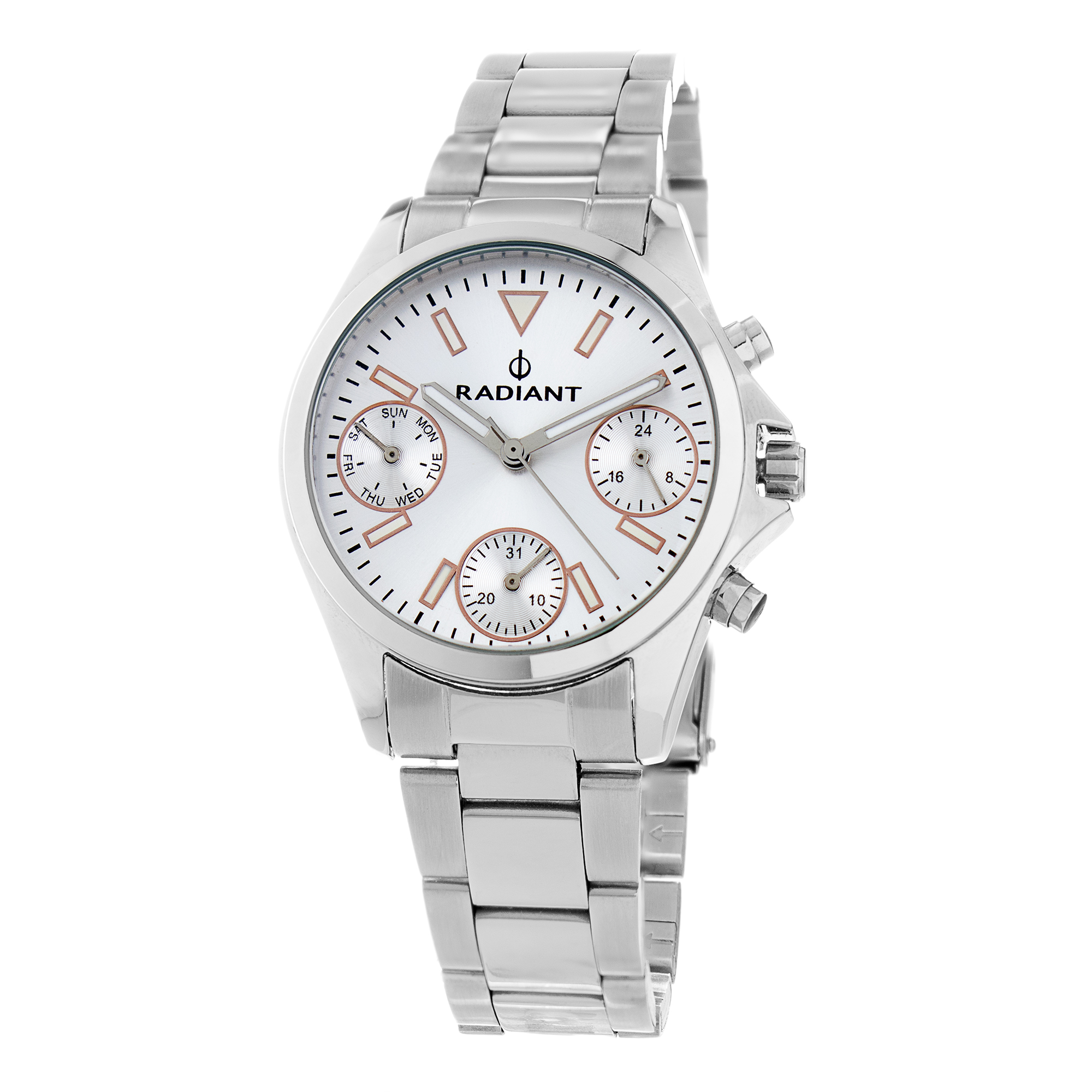 Radiant Reloj Mujer Analogico Cuarzo con Correa de Acero RA385703A