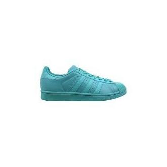 Zapatilla Mujer Adidas SUPERSTAR GLOSSY TOE AZUL