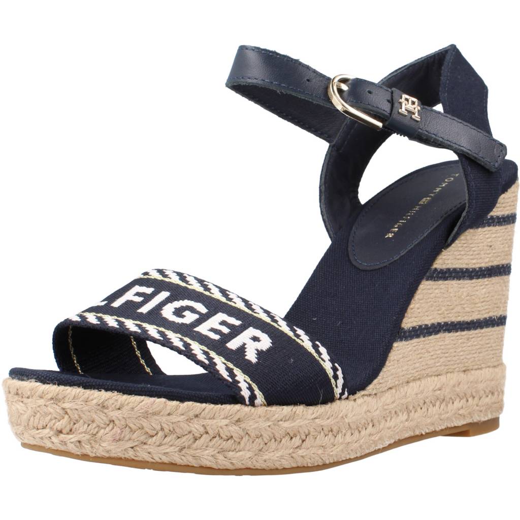 Sandalias Mujer Marca Tommy Hilfiger Modelo Seasonal Webbing Wedge