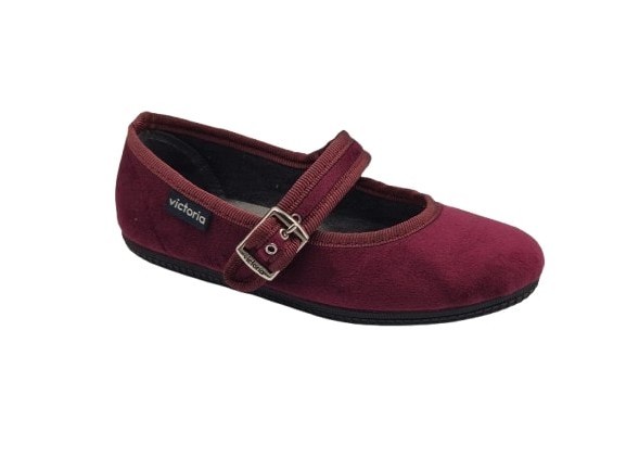 Victoria - Merceditas de terciopelo para niñas modelo Victoria 104913, calzado formal elegante y cómodo para ocasiones especiales, ideal para fiestas y eventos infantiles