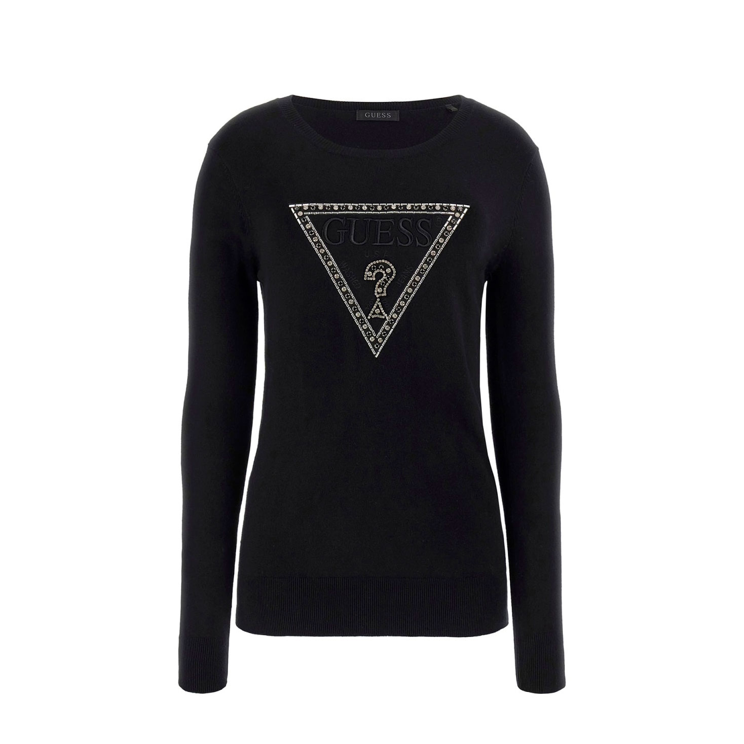 Guess Jersey Negro W5RR39 Z2NQ2-JBLK , para Mujer