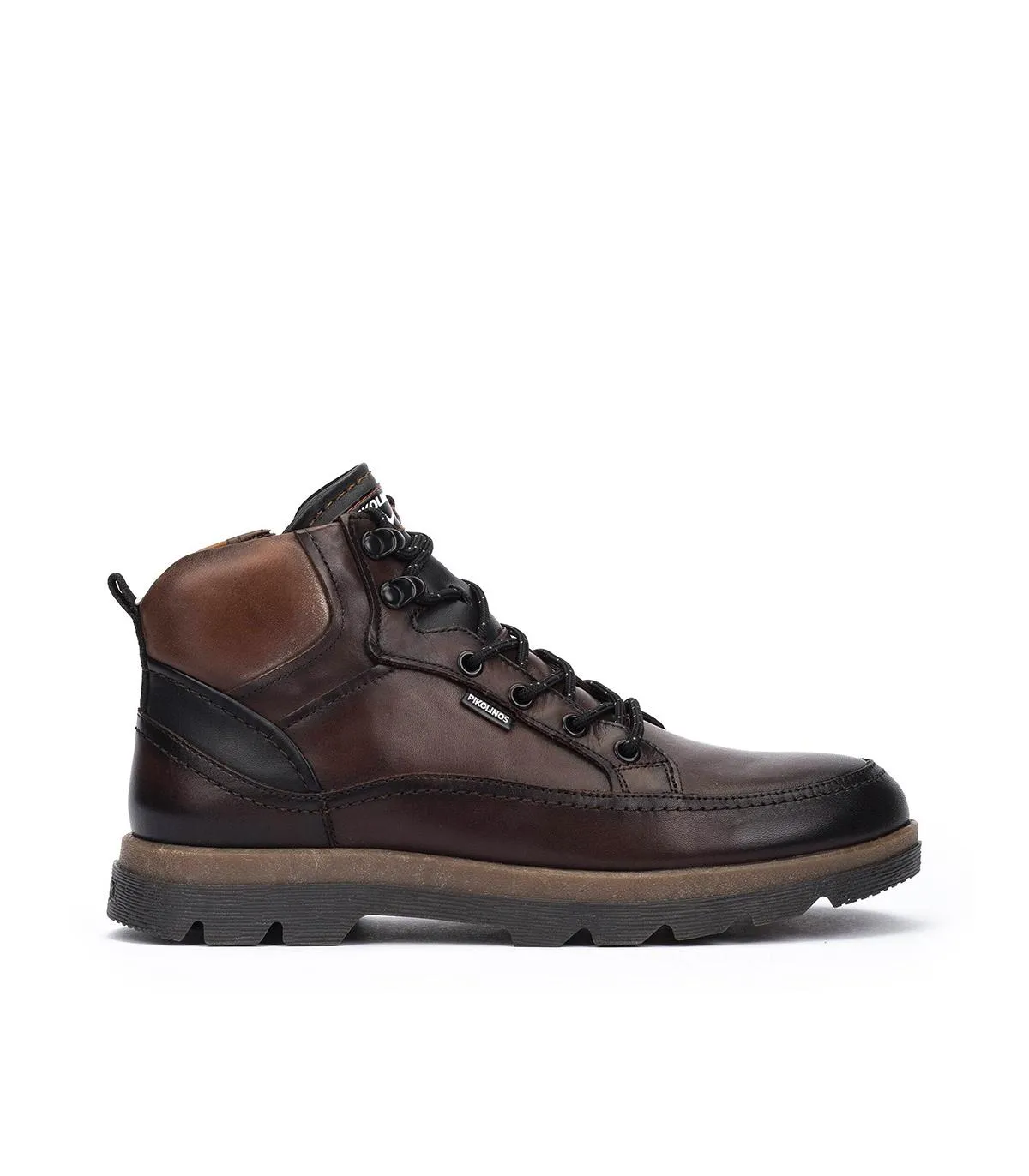 Botín Pikolinos 8107C1 marrón con cordones y cremallera para hombre602720025