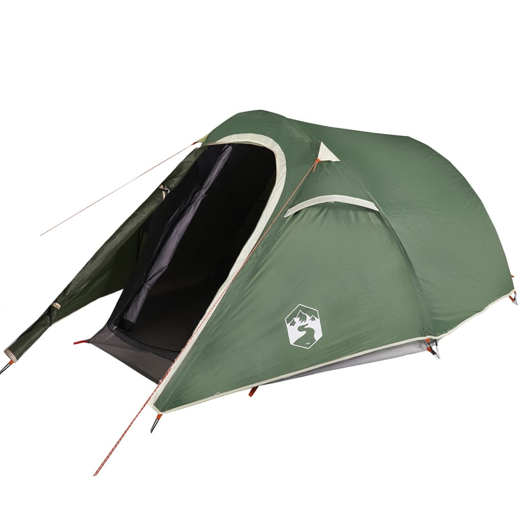 vidaXL Tienda campaña túnel 2 personas tela opaca impermeable Color Gris y naranja, Azul, Verde y mas