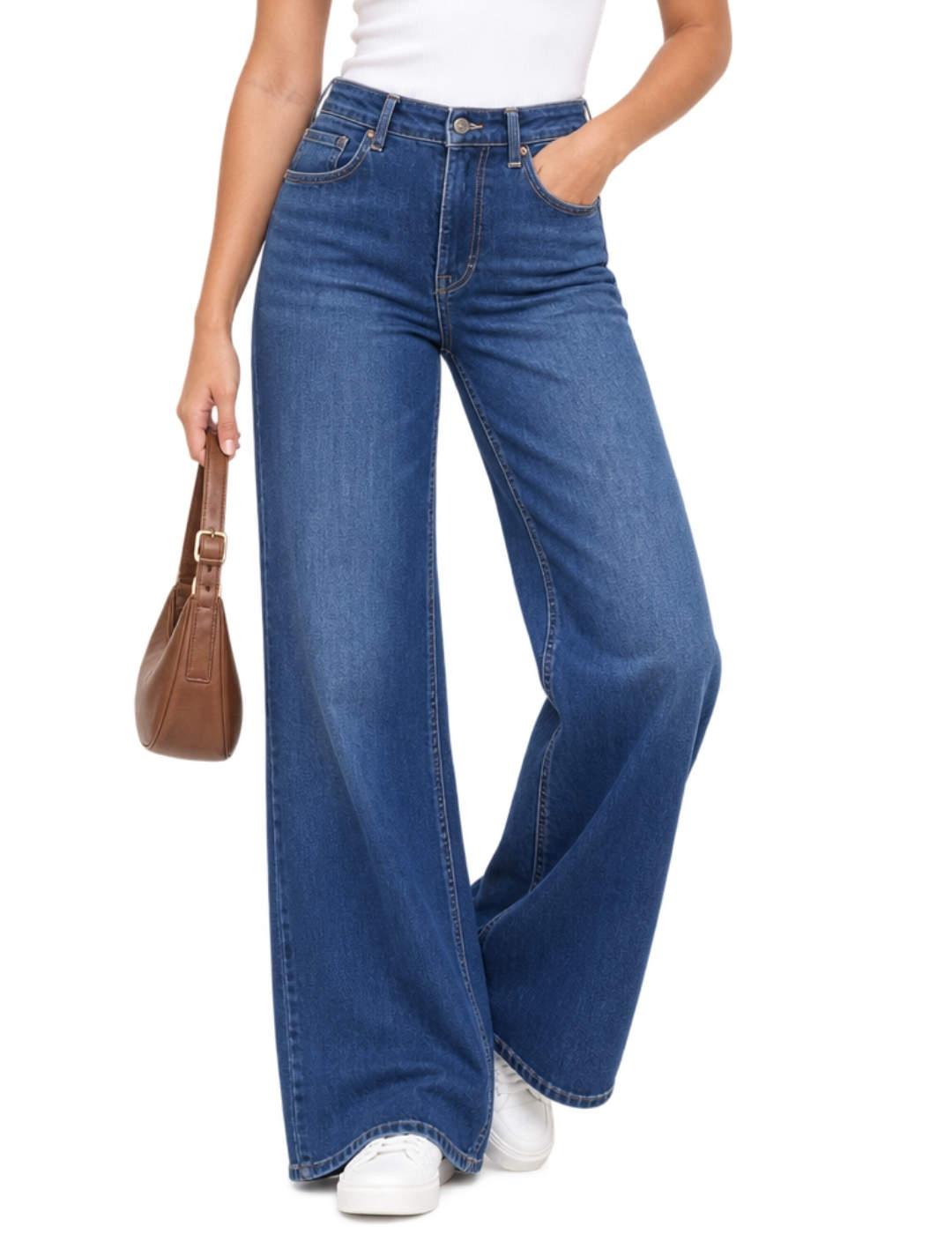 Pantalón vaquero Only Madison marino para mujer