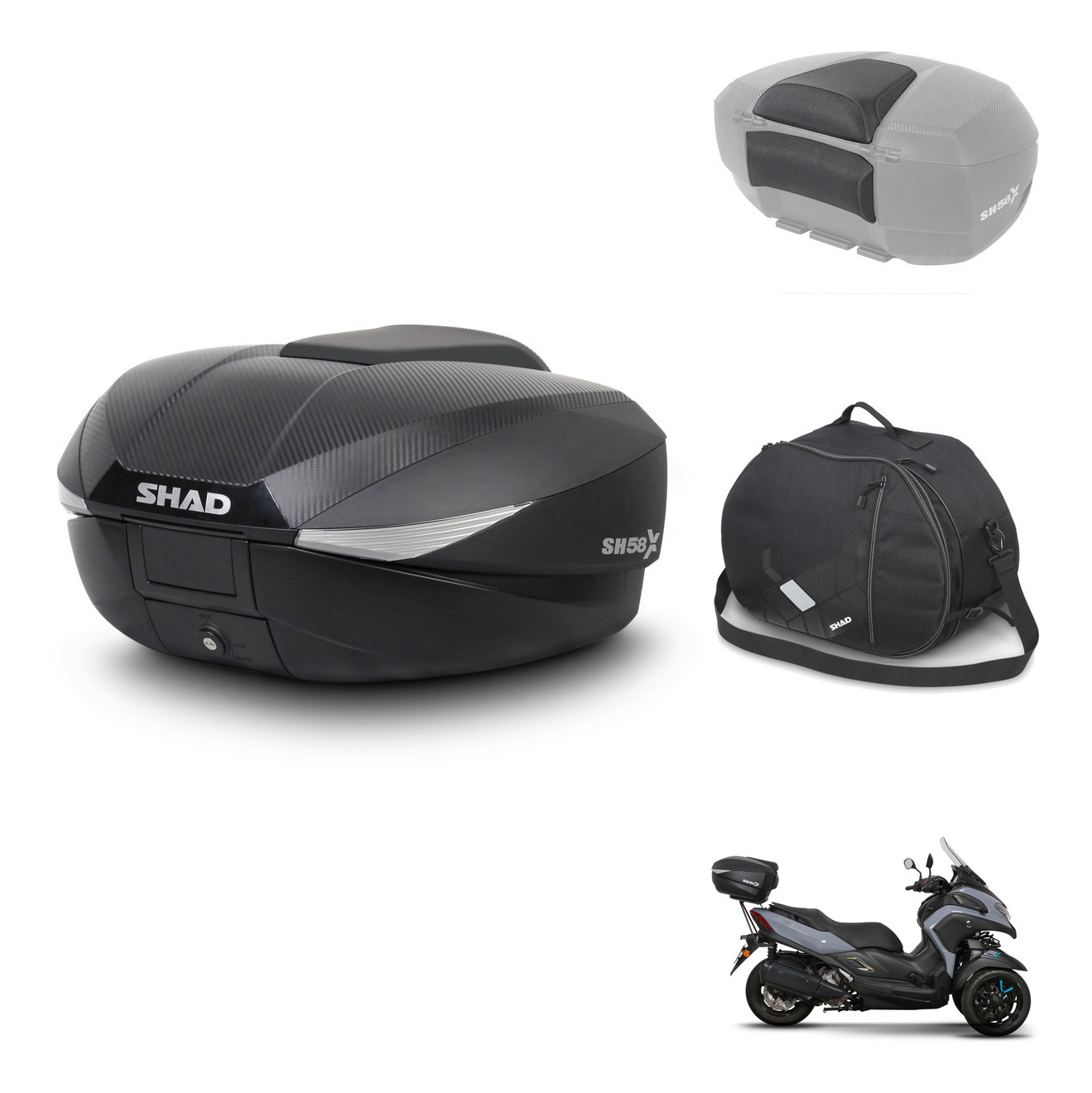 Baul Trasero + Accesorios + Herraje Montaje Sh58x KIT-241969