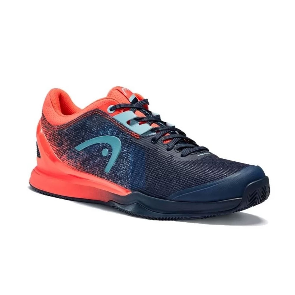 Head Sprint Pro 3.0 Clay Azul Naranja Mujer 274011 Dbco