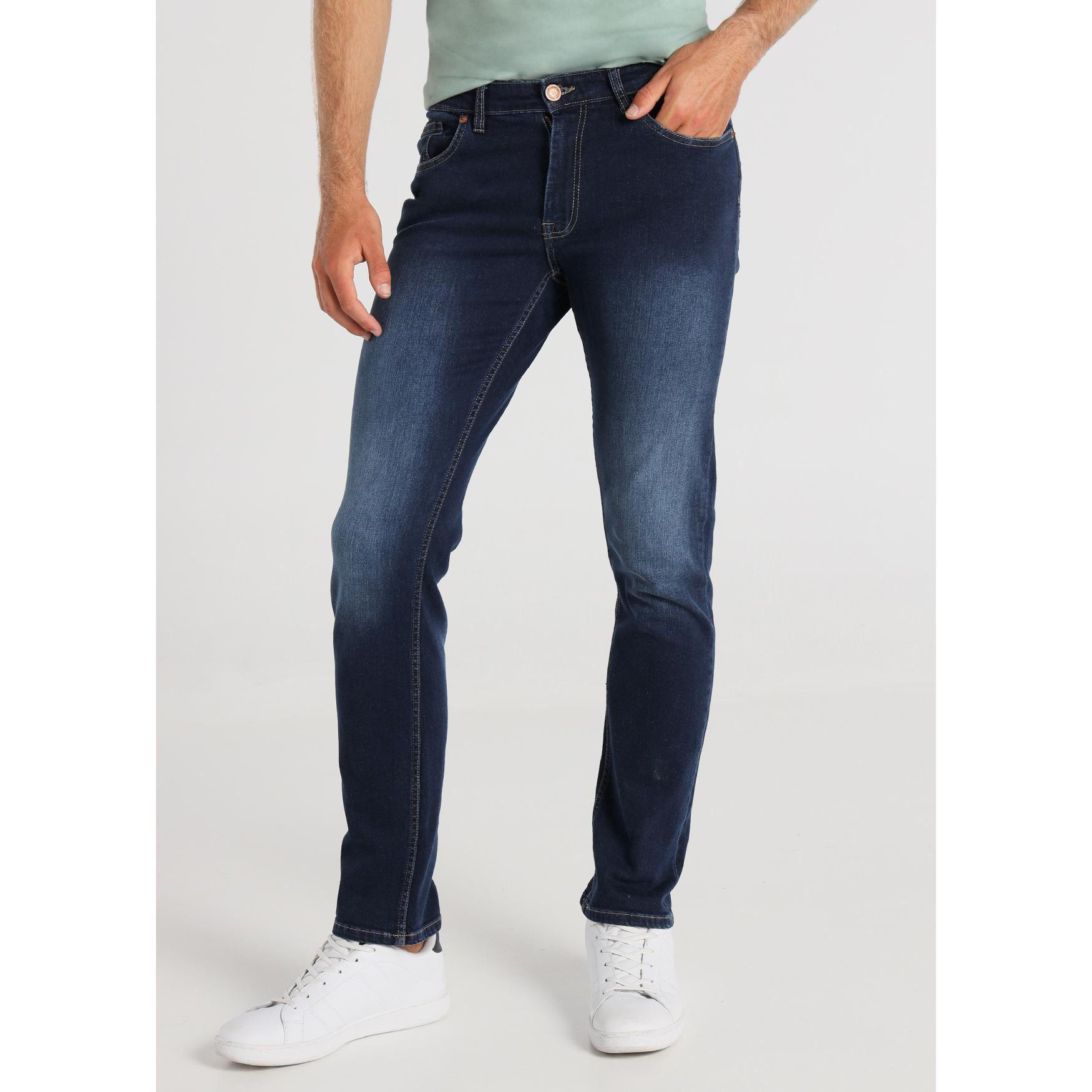 SIX VALVES - Jeans Regular Dark Blue - Tallaje en Pulgadas- Tallaje en Pulgadas