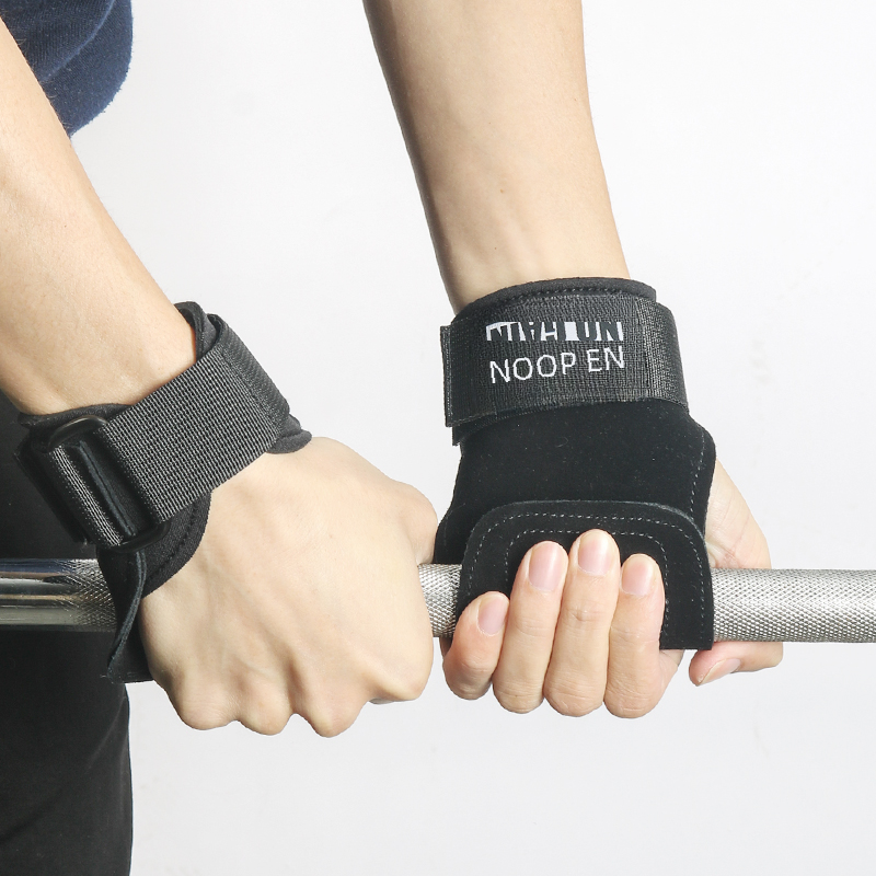 TK Guantes De Gimnasio De Cuero Antideslizantes Y Resistente Al Desgaste Para Levantamiento De Pesas Crossfit Ejercicio De Agarradera Protección De Palma