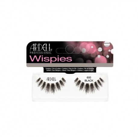 ARDELL PESTAÑAS WISPIES 600 BLACK CON ADHESIVO