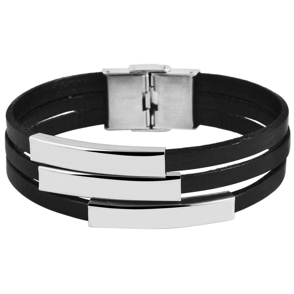 Akzent® Pulsera em Pele Genuína