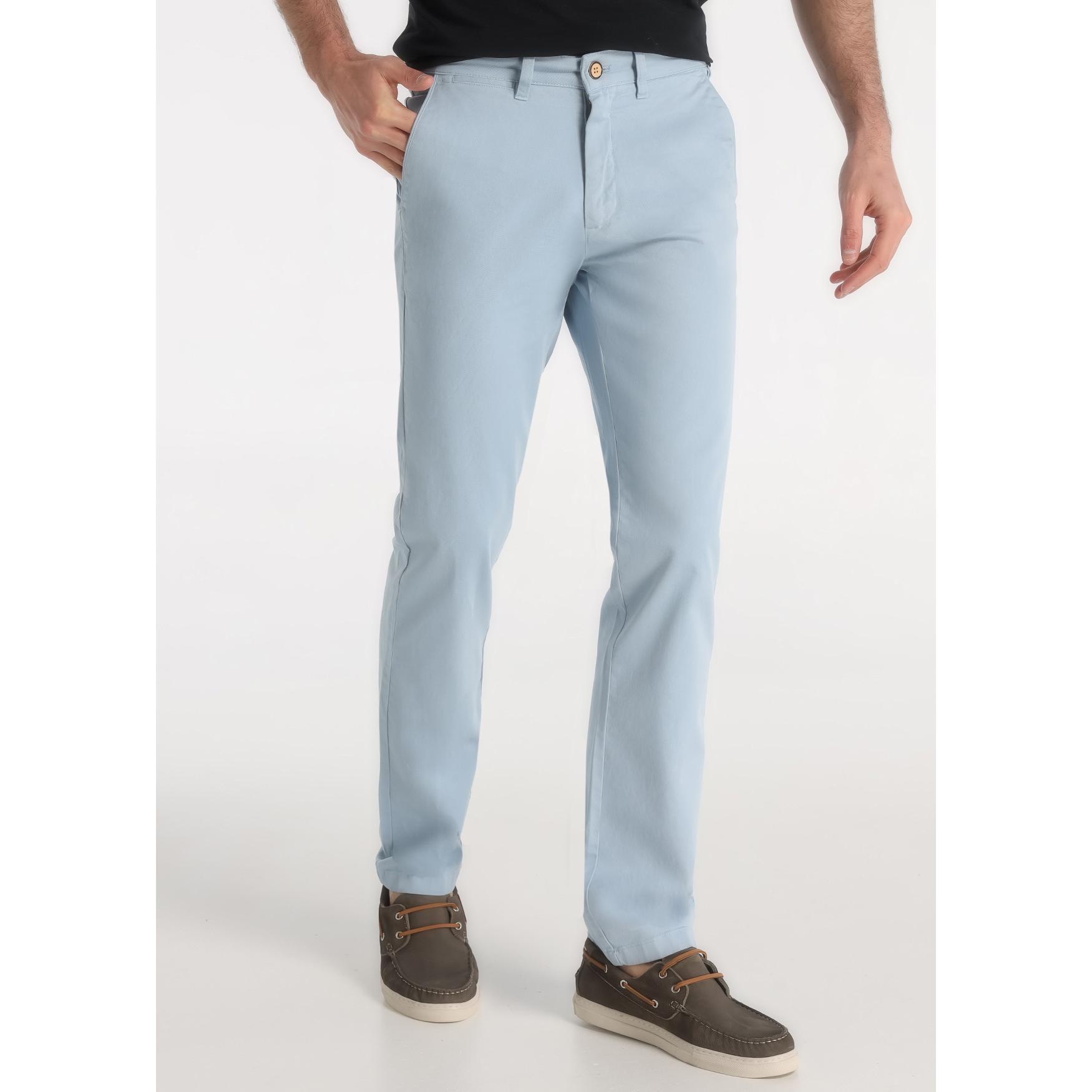 Pantalón Chino Brave Azul Básico - Tallaje en Pulgadas- Tallaje en Pulgadas