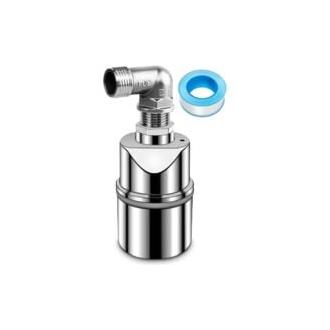 CA Válvula de flotador de 1 pulgada para tanque de piscina - Control automático del nivel de agua - Acero inoxidable 304 - Nivel de agua incorrecto - Llenado automático - Válvula de flotador