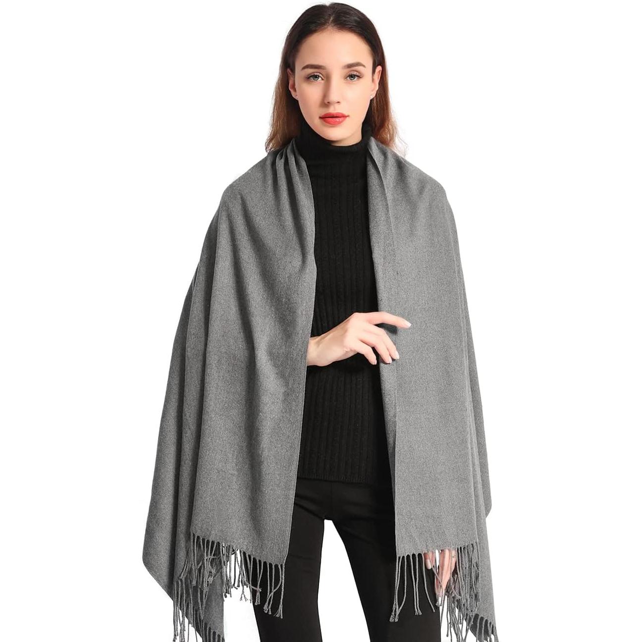 TK Pashmina Regalo Boda Invitados Bufanda De Invierno Para Mujer Chal Fiesta Suave Grueso para Mujeres Estolas 200X70cm