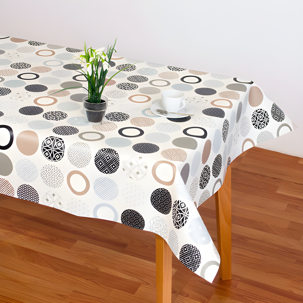 Hulehule Tex Mantel de Hule Mantel de 100 % PVC Antimanchas, Impermeable y Resistente a Todo Tipo de líquidos -BELY Gris