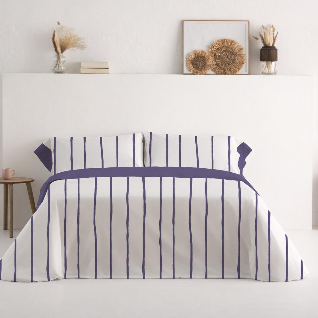 Carpe Diem Juego Sabanas Primavera Verano IAM Morado 50% Algodón Cama 90,105,135,150,160,180 Tratamiento Antibolitas