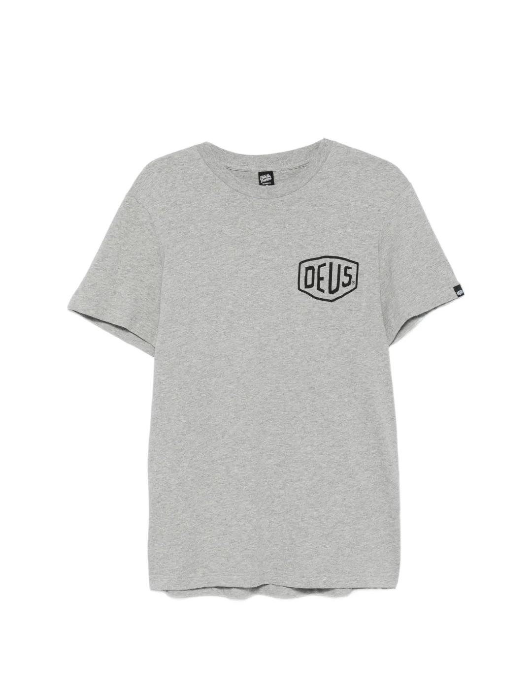 DEUS CAMISETA GRIS CAMPERDOWN ADDRESS