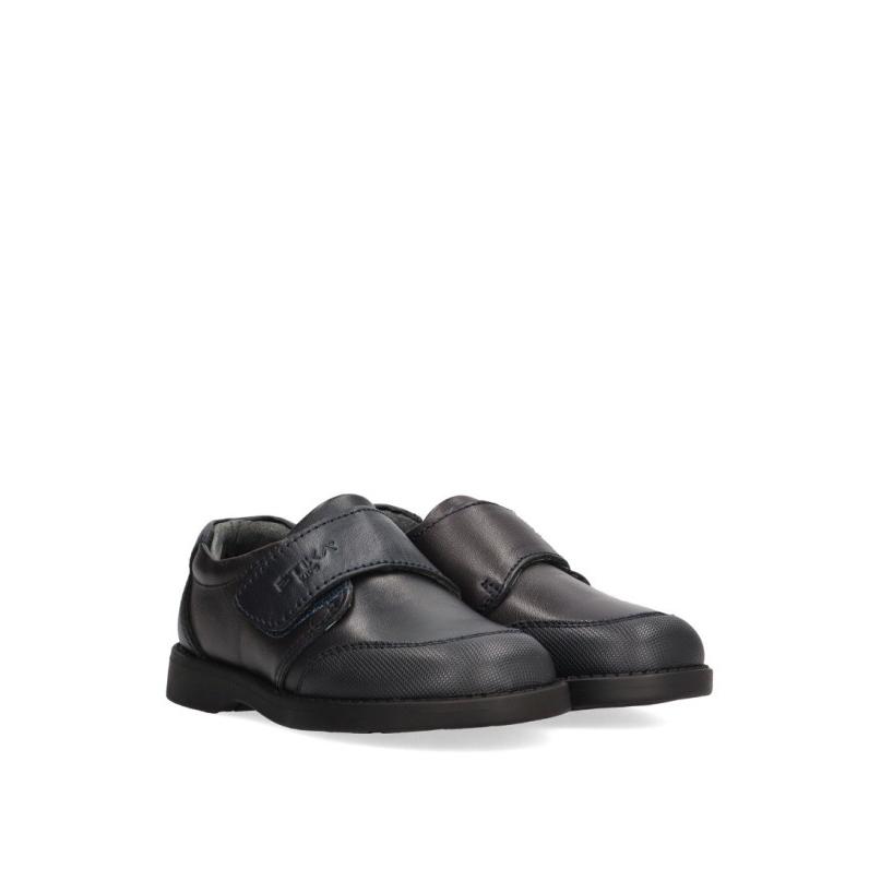 Zapato Colegial Etika - Niño - Suela Plana - Modelo 68202 - Color Azul
