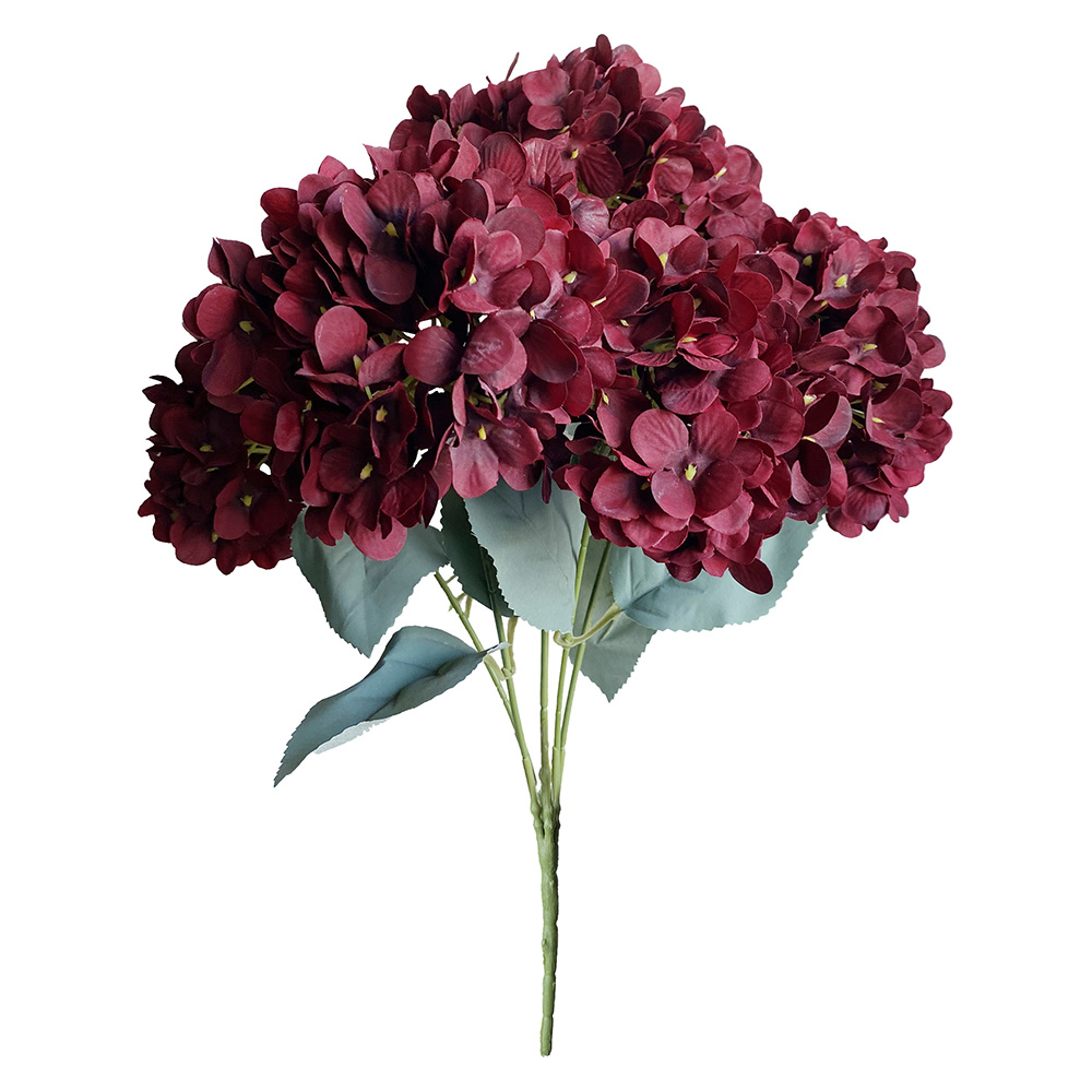 Poenia Arte Floral - Ramo Artificial 50cm Hortensia - REF 630316 - Alta Calidad y Realista