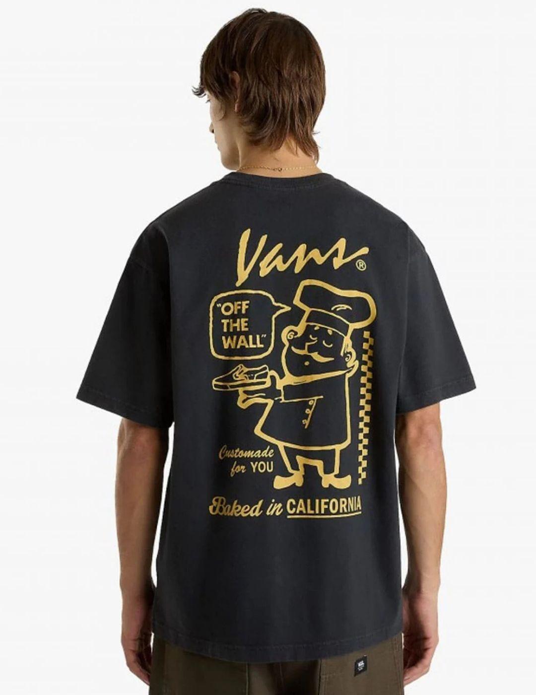 Camiseta Vans 66 Baked In Loose SS Negra Hombre