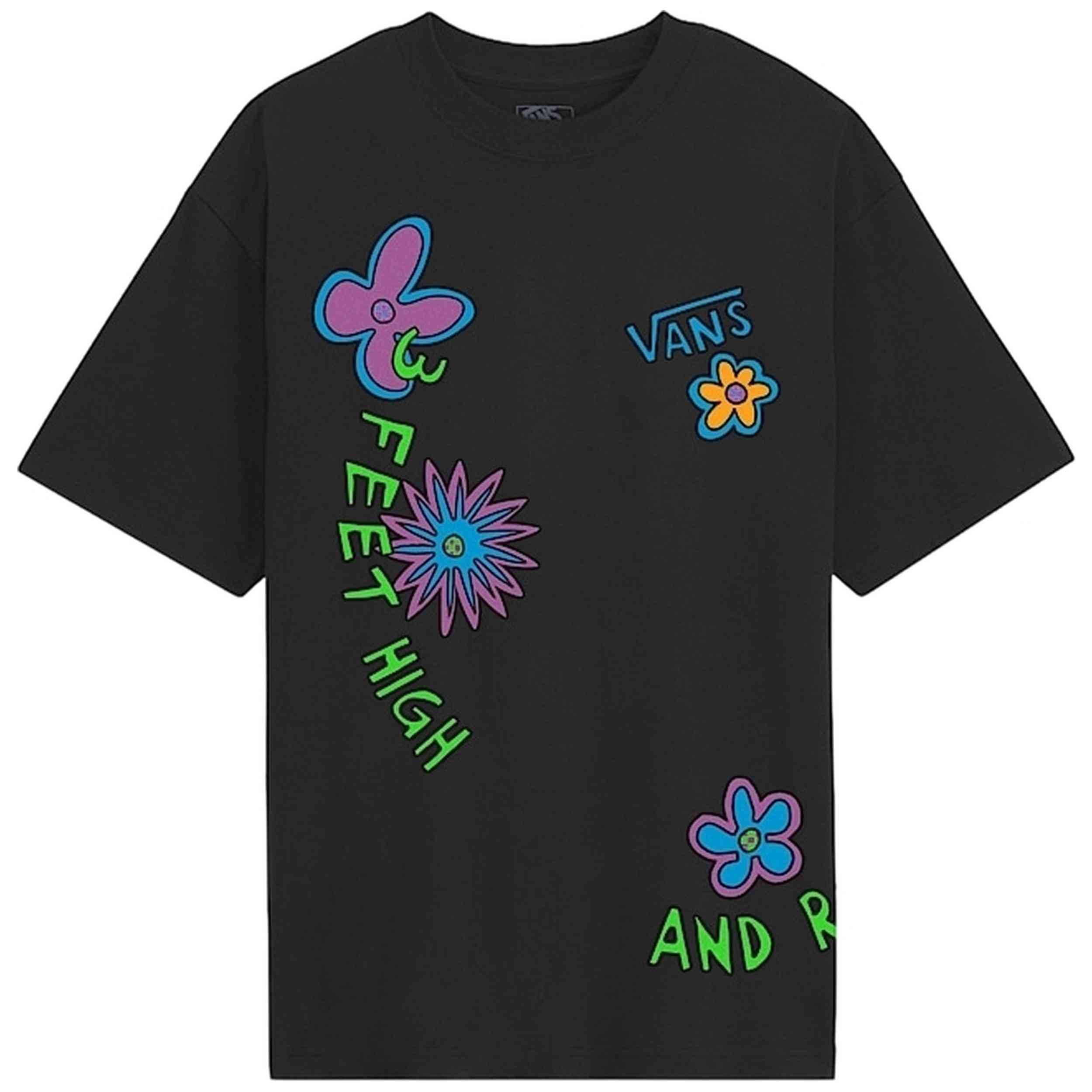 Camiseta De Manga Corta Vans modelo De La Soul 3 Feet High and Rising para hombre y mujer en color Negro