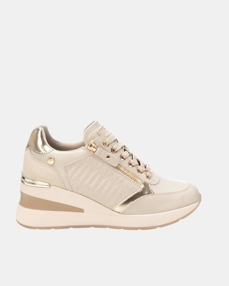 XTI 143071 Zapatillas Bajas Mujer Beige