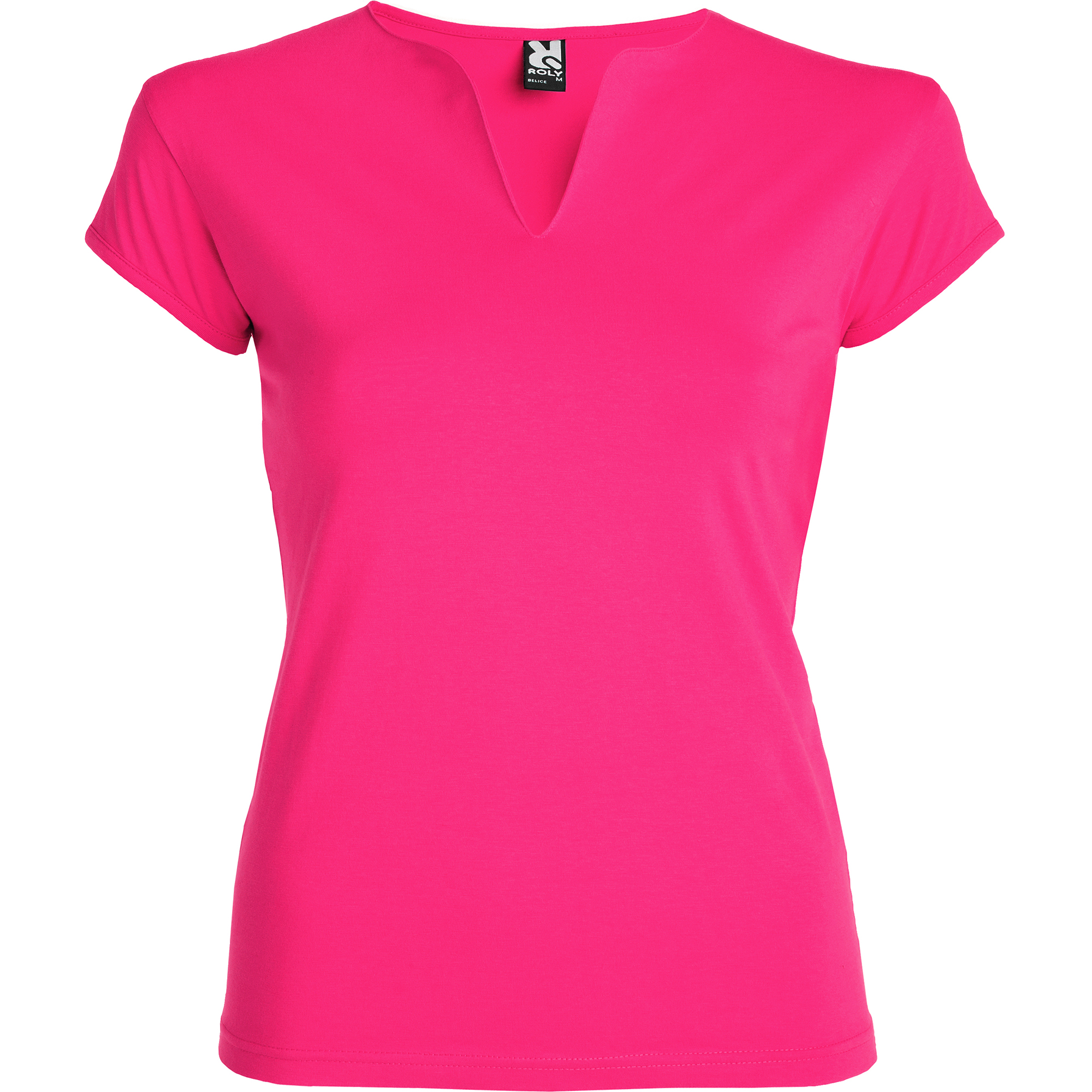 ROLY - BELICE camiseta entallada cuello con abertura en pico