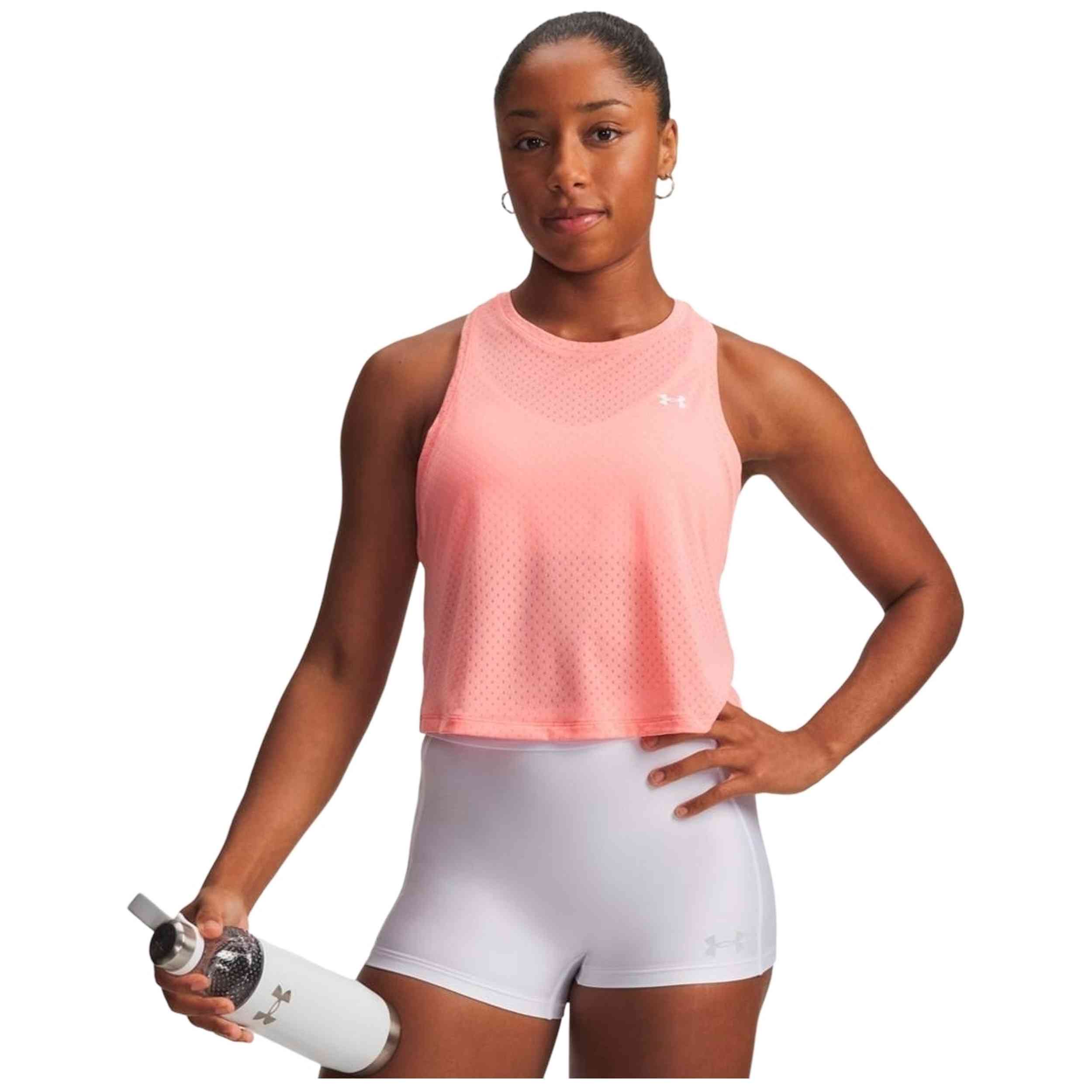 Camiseta De Tirantes Under Armour modelo 6011229 para Mujer en color Rosa