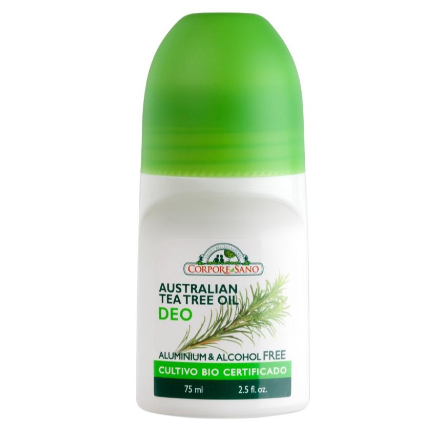 Corpore Sano – Desodorante Roll‑On Árbol de Té Australiano (75 ml) Frescor Natural y Control de Olor