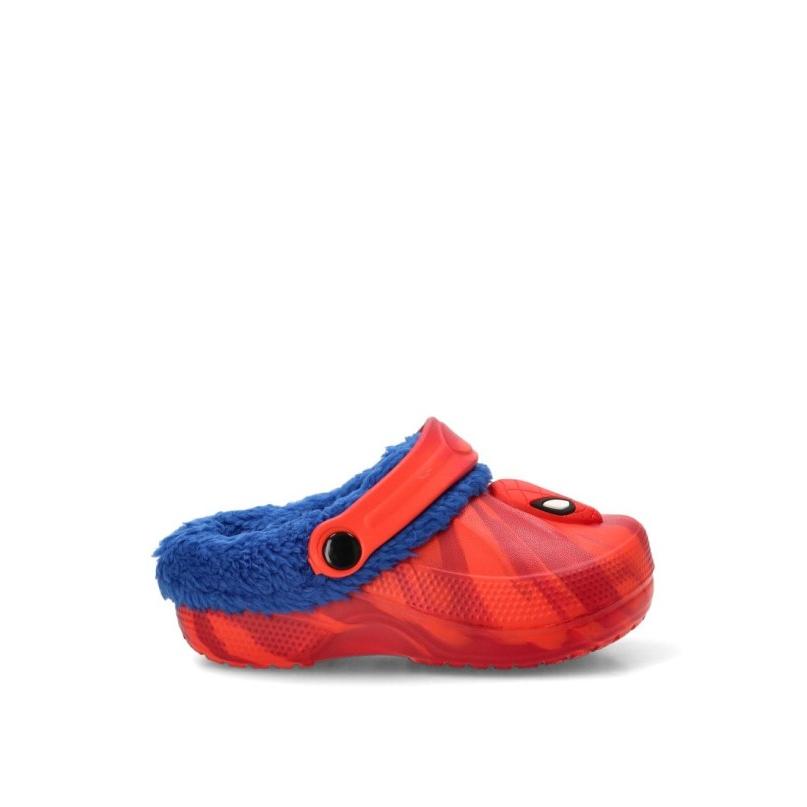 Zapatillas Casa Casa Punta Cerrada Luna Collection - Niño - Suela Plana - Modelo 2300007417 - Color Rojo