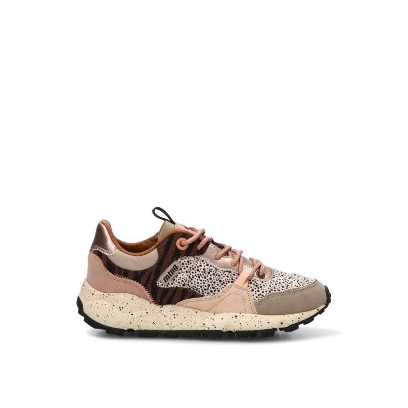 Zapatillas Casual Mustang - Mujer - Suela Plana - Modelo 60431 - Color Café