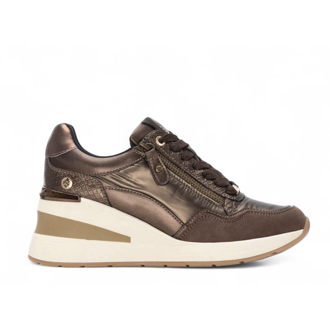 Deportivo Cuña Mujer Xti 144382 Marron Bronce