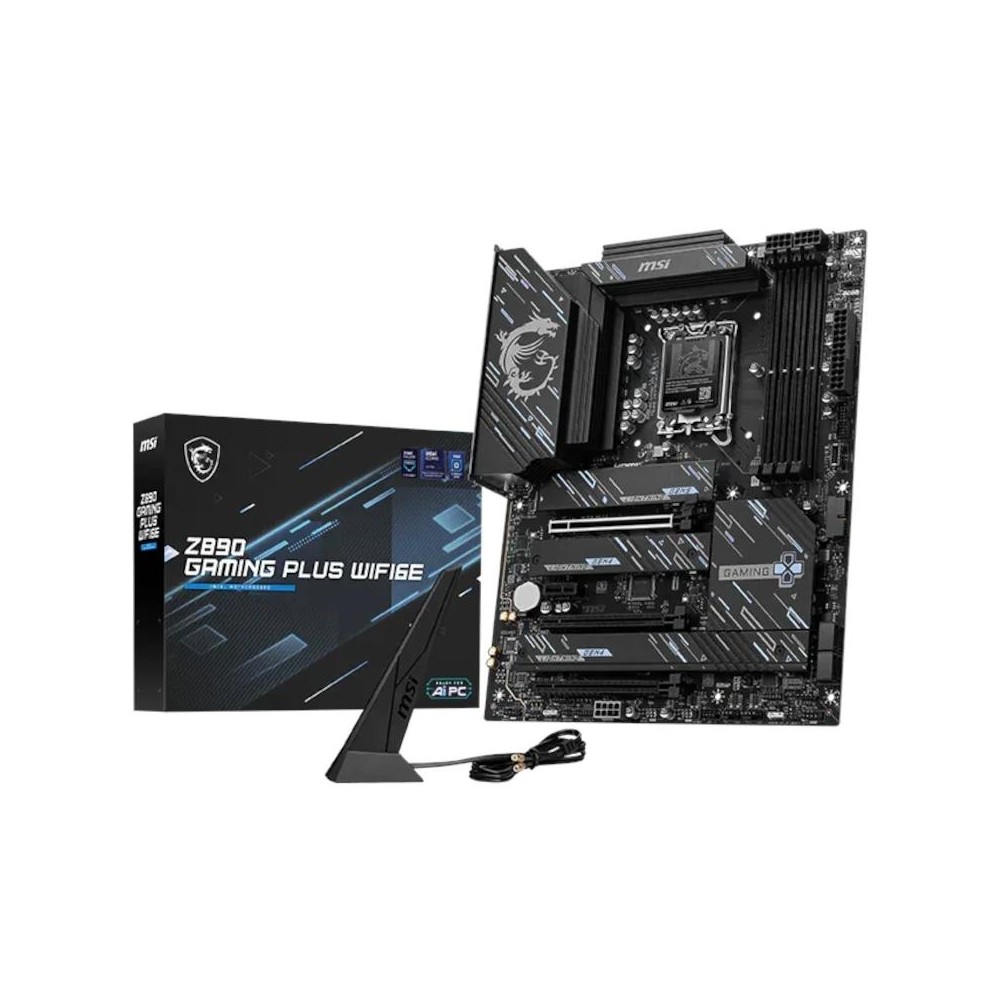 MSI Placa Base Z890 GAMING PLUS WIFI6E ATX LGA1851