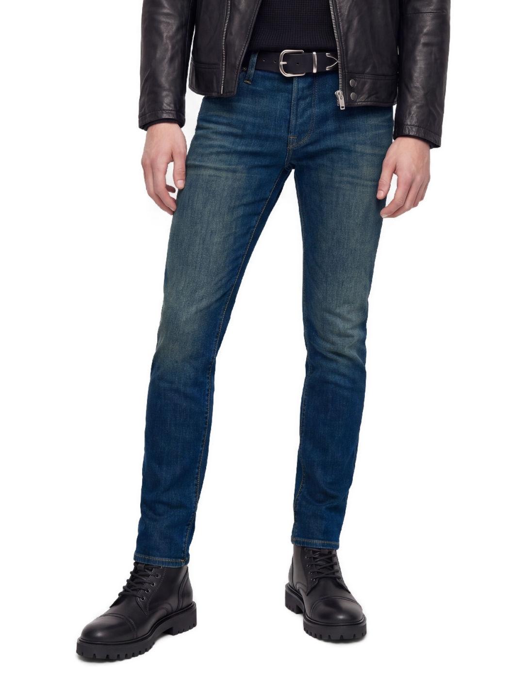 Pantalón vaquero Jack&Jones Glenn azul marino para hombre