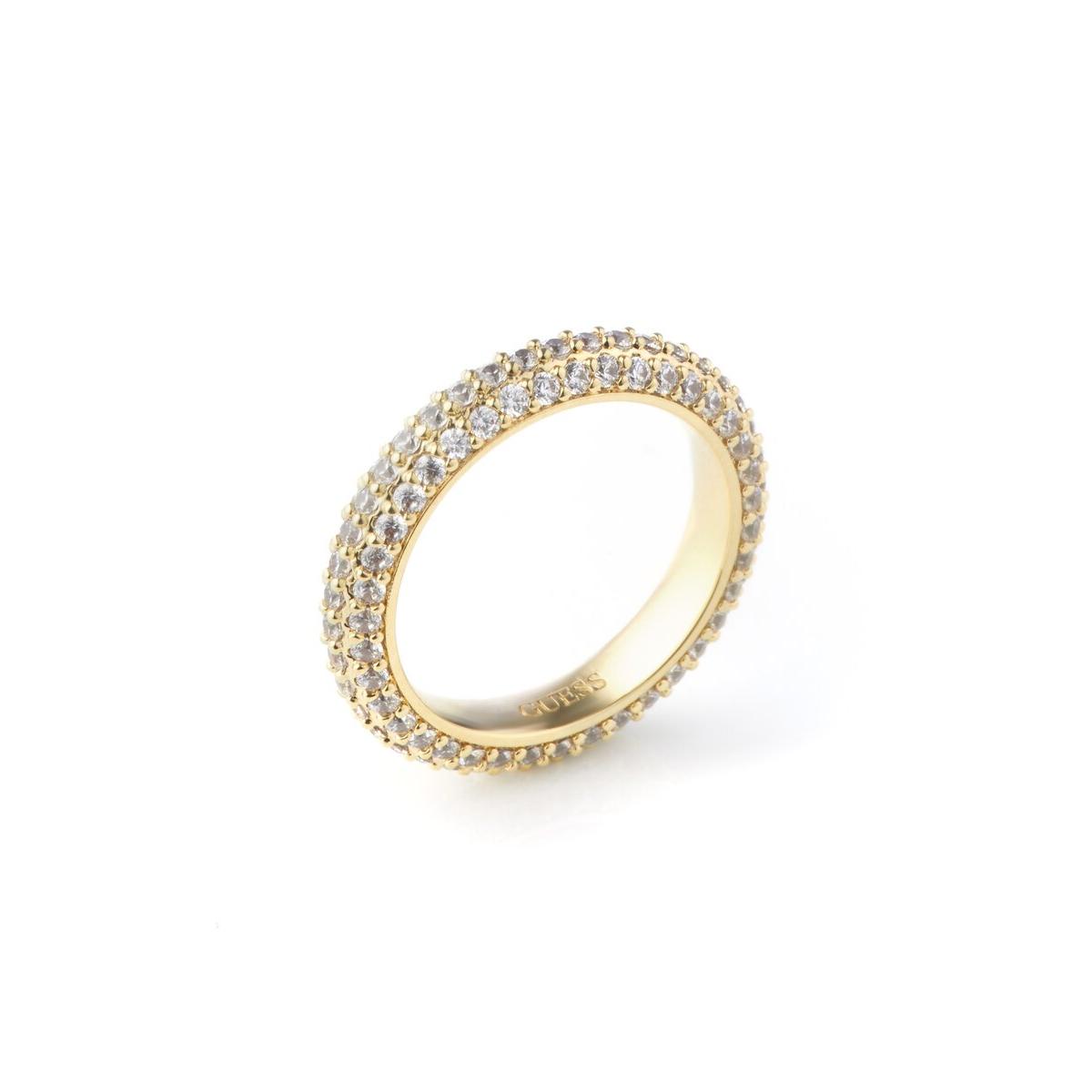 Guess Anillo Mujer Ring Infinity De Latón Dorado Talla Europea 52 Talla España 12,00 Jubr04672jwyg52