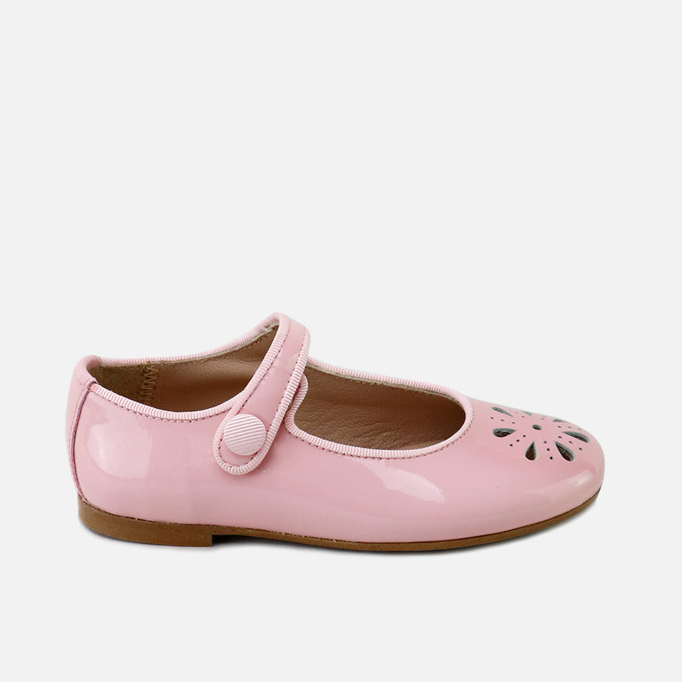 Mercedita picado charol rosa Papanatas | Eli 1957