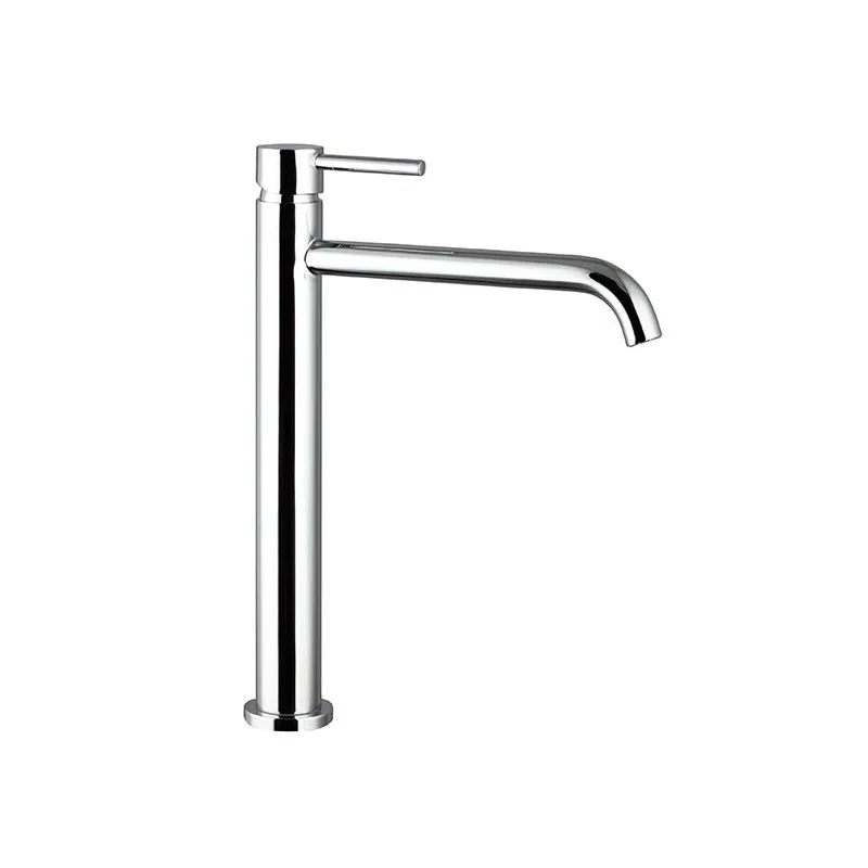 GME Sirio Grifo monomando caño alto para lavabo fabricado en laton con un acabado en color cromado 3172